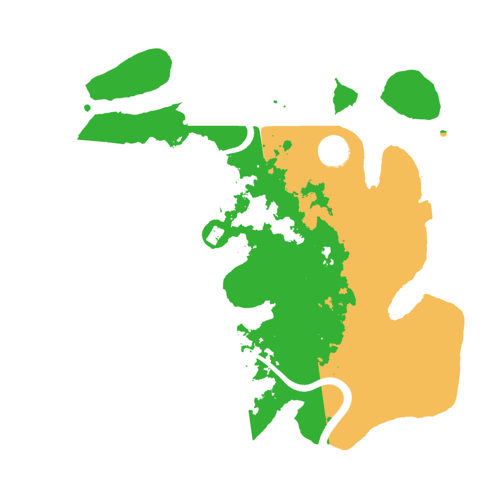 Biome Rust Map: Procedural Map, Size: 3000, Seed: 981426