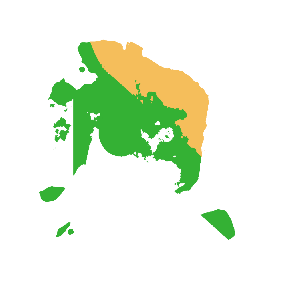 Biome Rust Map: Procedural Map, Size: 2000, Seed: 442