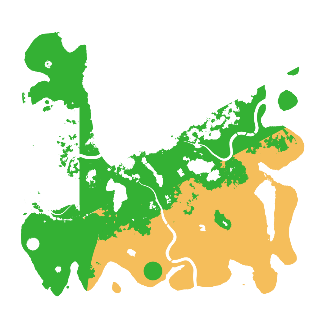 Biome Rust Map: Procedural Map, Size: 4500, Seed: 256461479