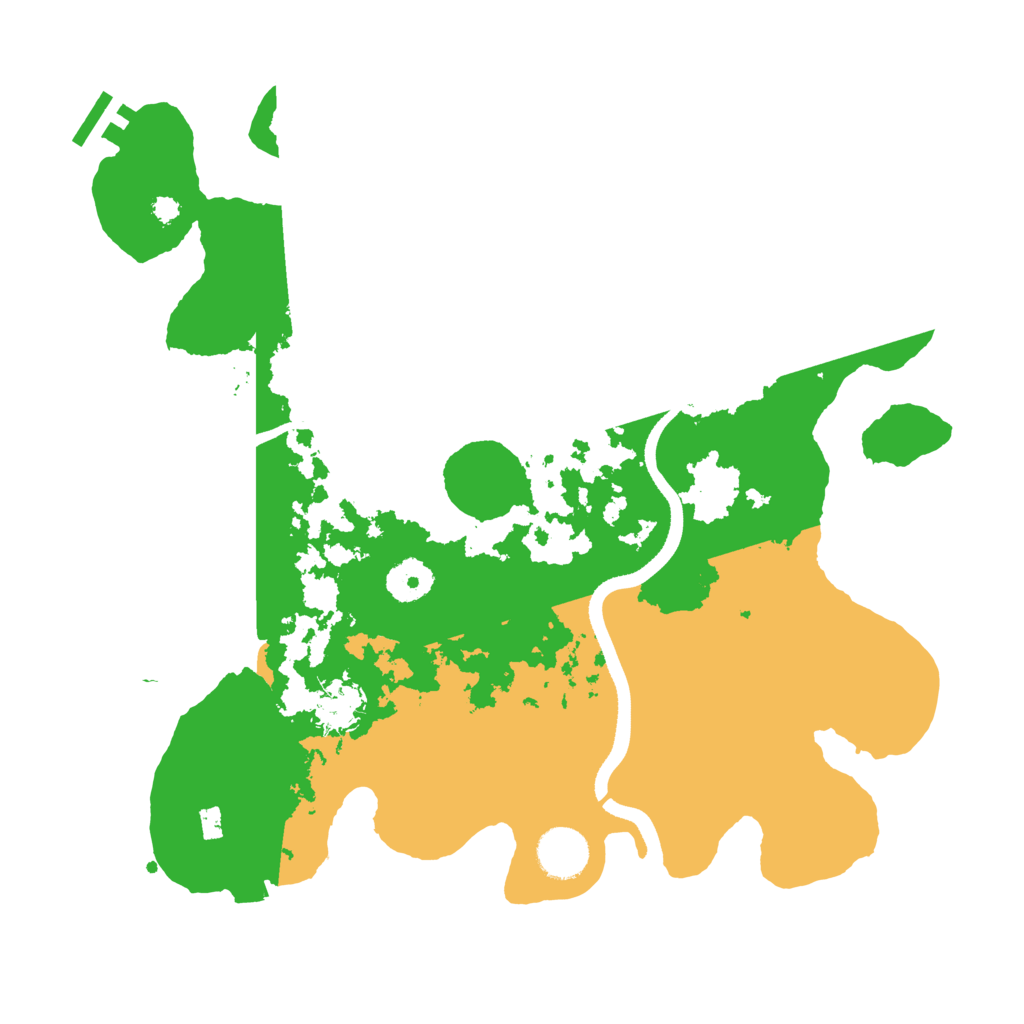 Biome Rust Map: Procedural Map, Size: 3500, Seed: 32400