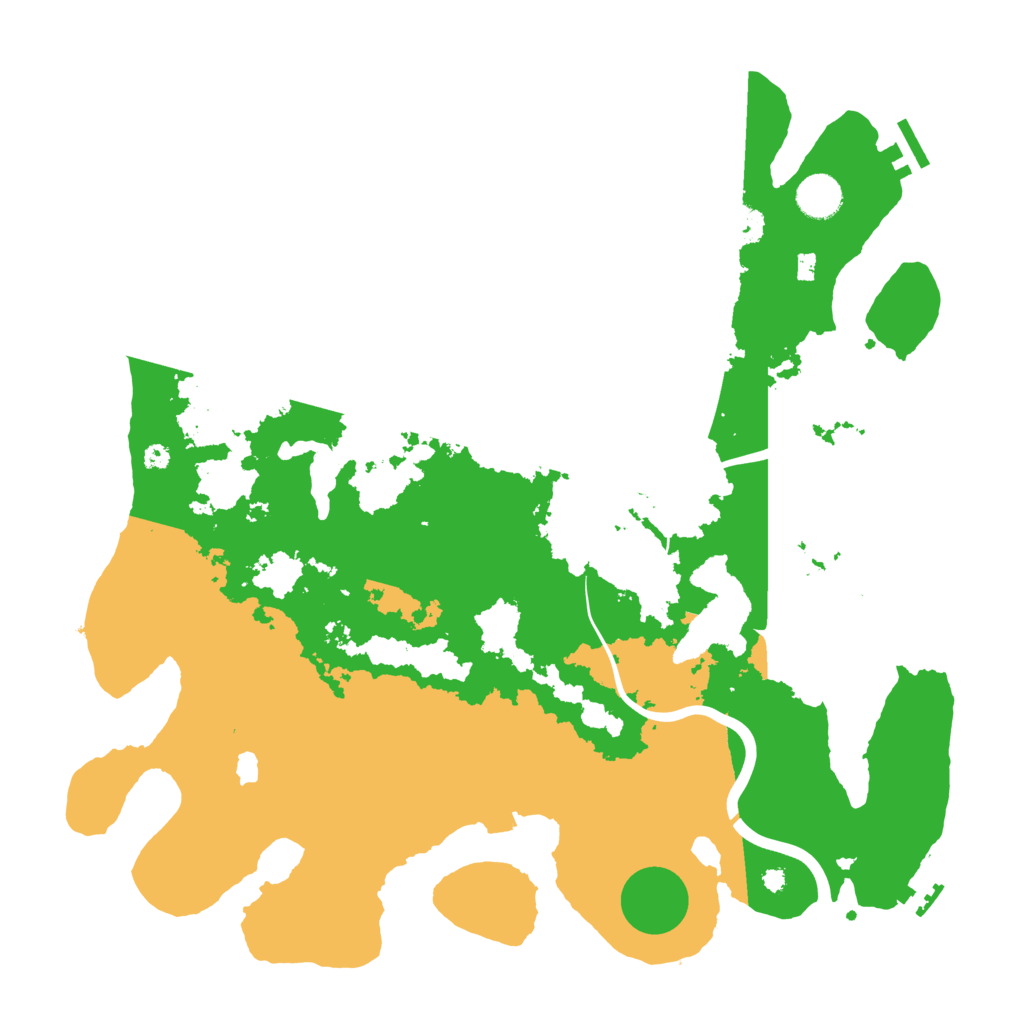 Biome Rust Map: Procedural Map, Size: 4000, Seed: 7081974