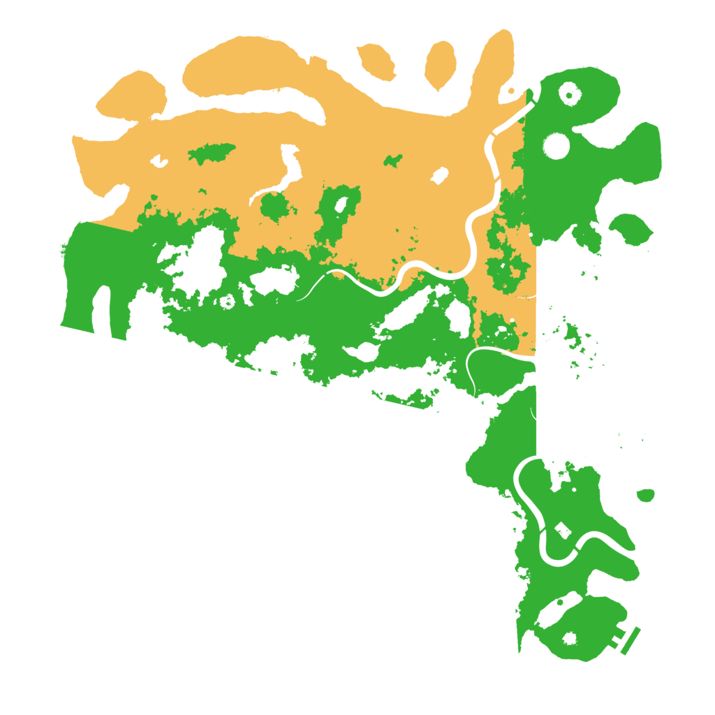 Biome Rust Map: Procedural Map, Size: 4750, Seed: 876805403
