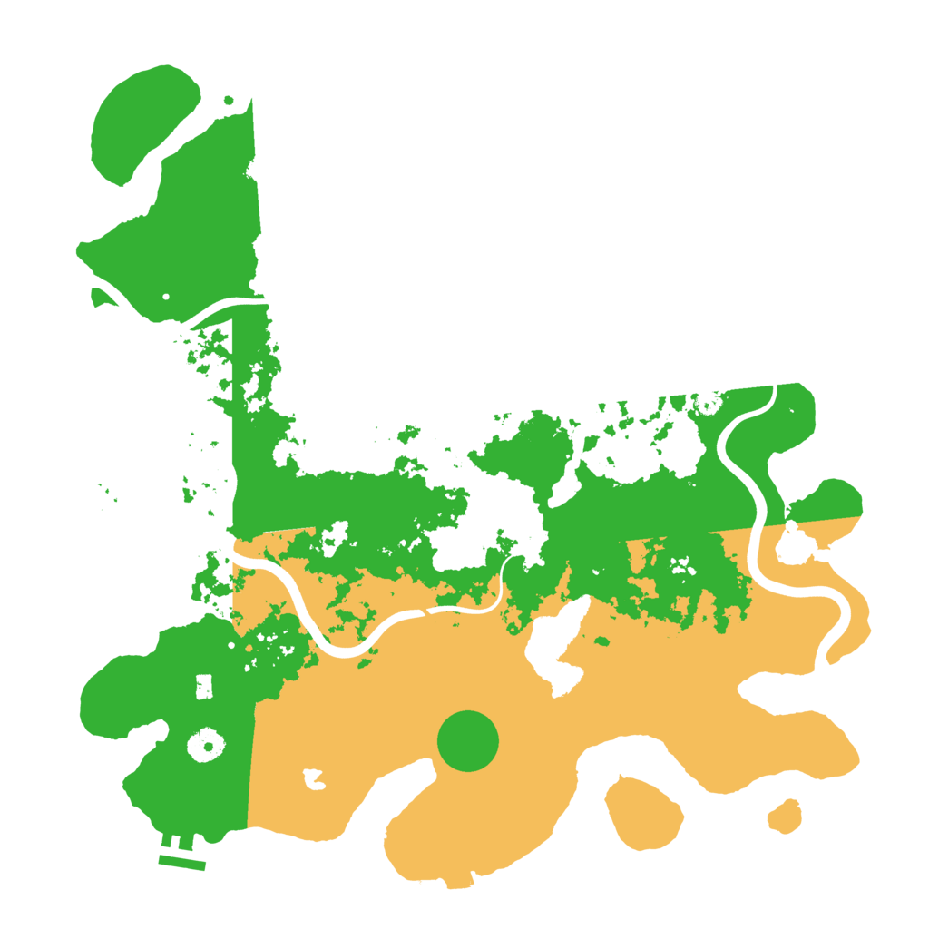 Biome Rust Map: Procedural Map, Size: 4000, Seed: 395461137