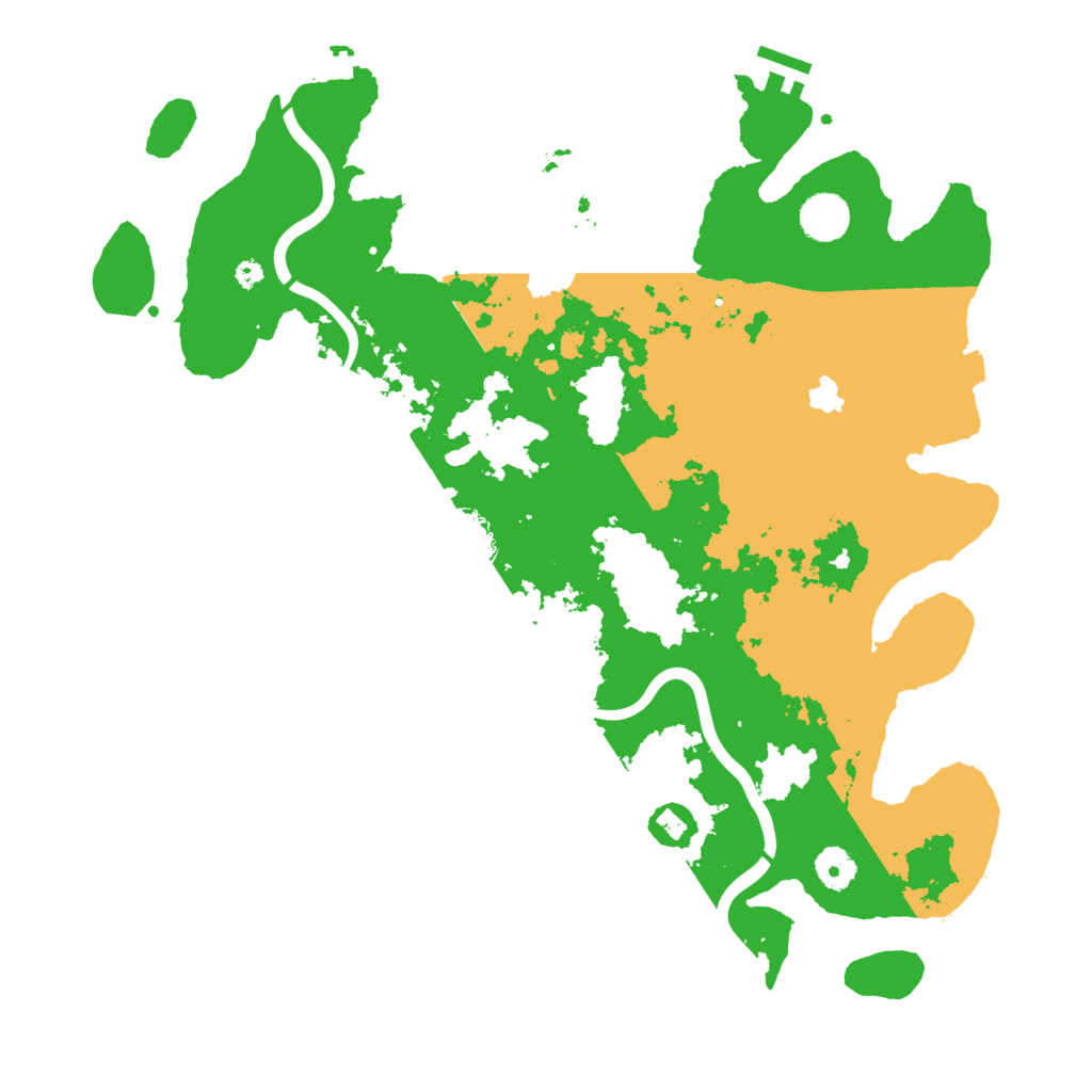Biome Rust Map: Procedural Map, Size: 4000, Seed: 516818223
