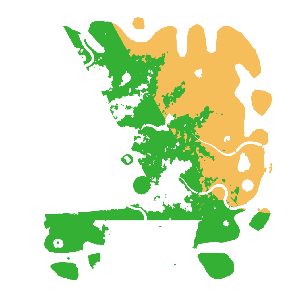 Biome Rust Map: Procedural Map, Size: 4500, Seed: 497566071