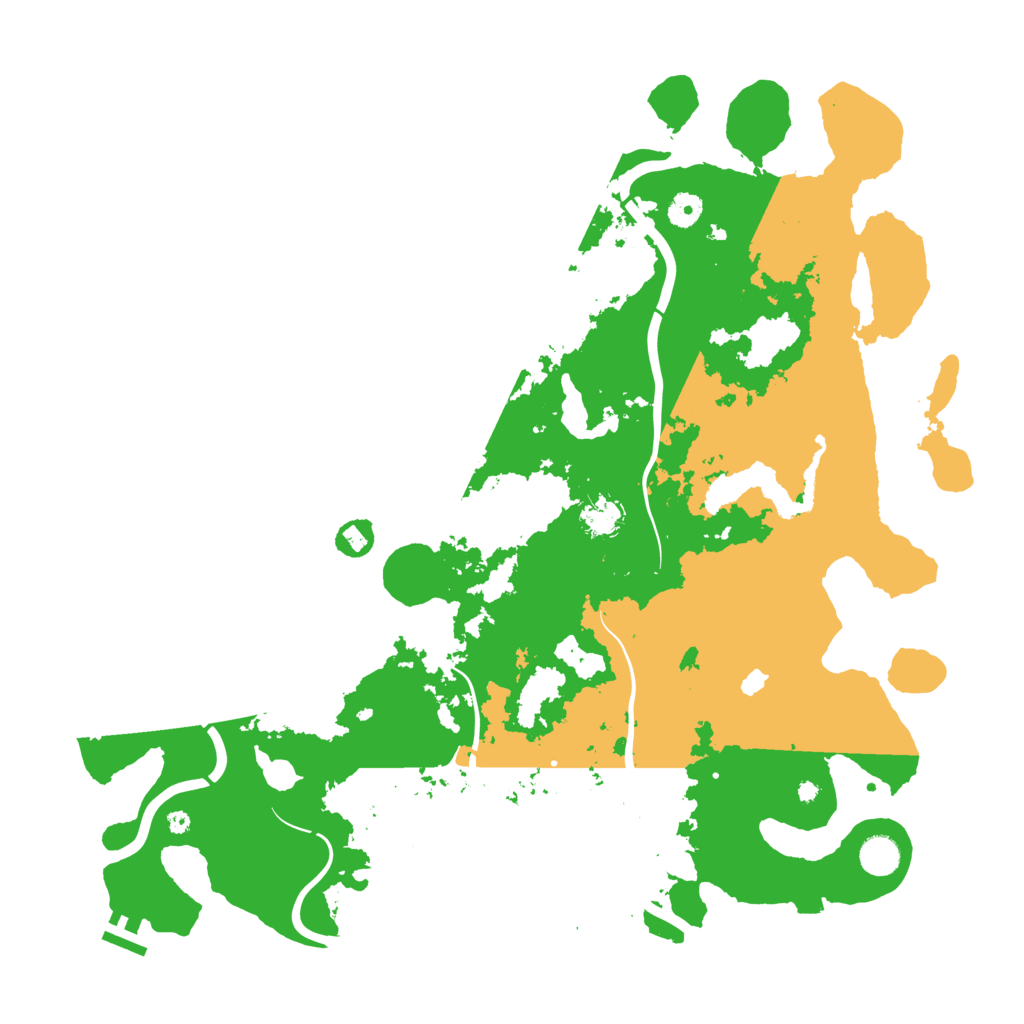 Biome Rust Map: Procedural Map, Size: 4500, Seed: 526237514