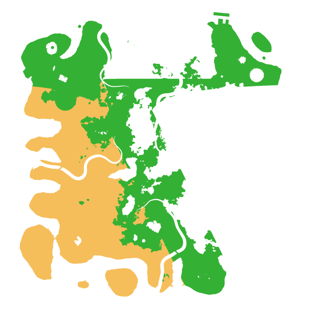 Biome Rust Map: Procedural Map, Size: 4000, Seed: 36584