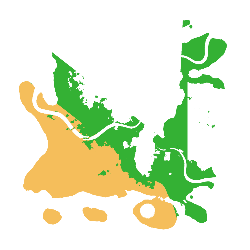 Biome Rust Map: Procedural Map, Size: 3000, Seed: 1003718752