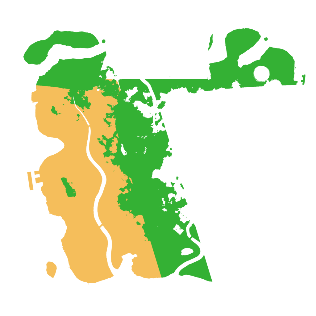 Biome Rust Map: Procedural Map, Size: 3500, Seed: 2136072202