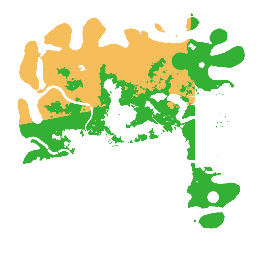 Biome Rust Map: Procedural Map, Size: 4000, Seed: 897654