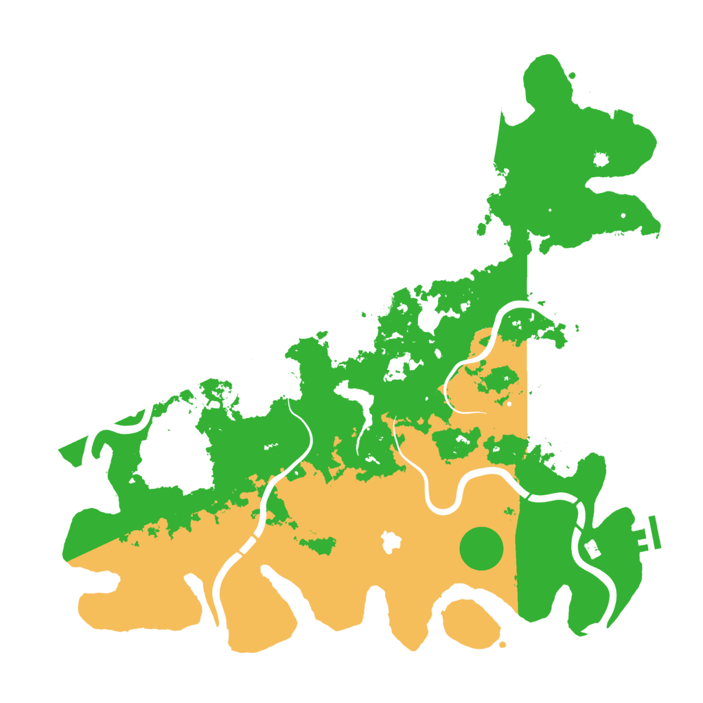Biome Rust Map: Procedural Map, Size: 4250, Seed: 28163