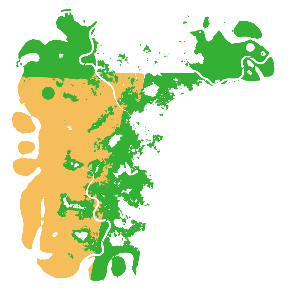 Biome Rust Map: Procedural Map, Size: 6000, Seed: 556439