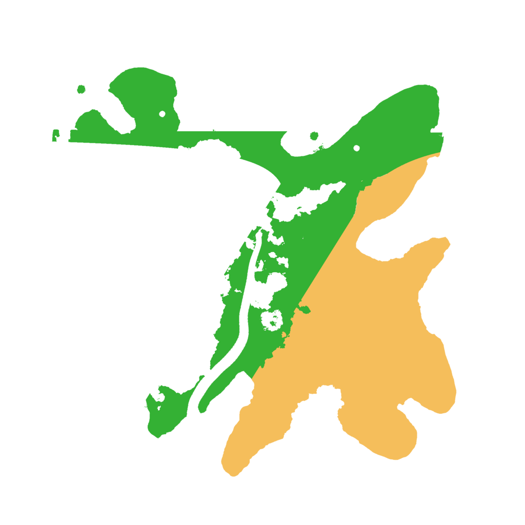 Biome Rust Map: Procedural Map, Size: 2500, Seed: 1073924668