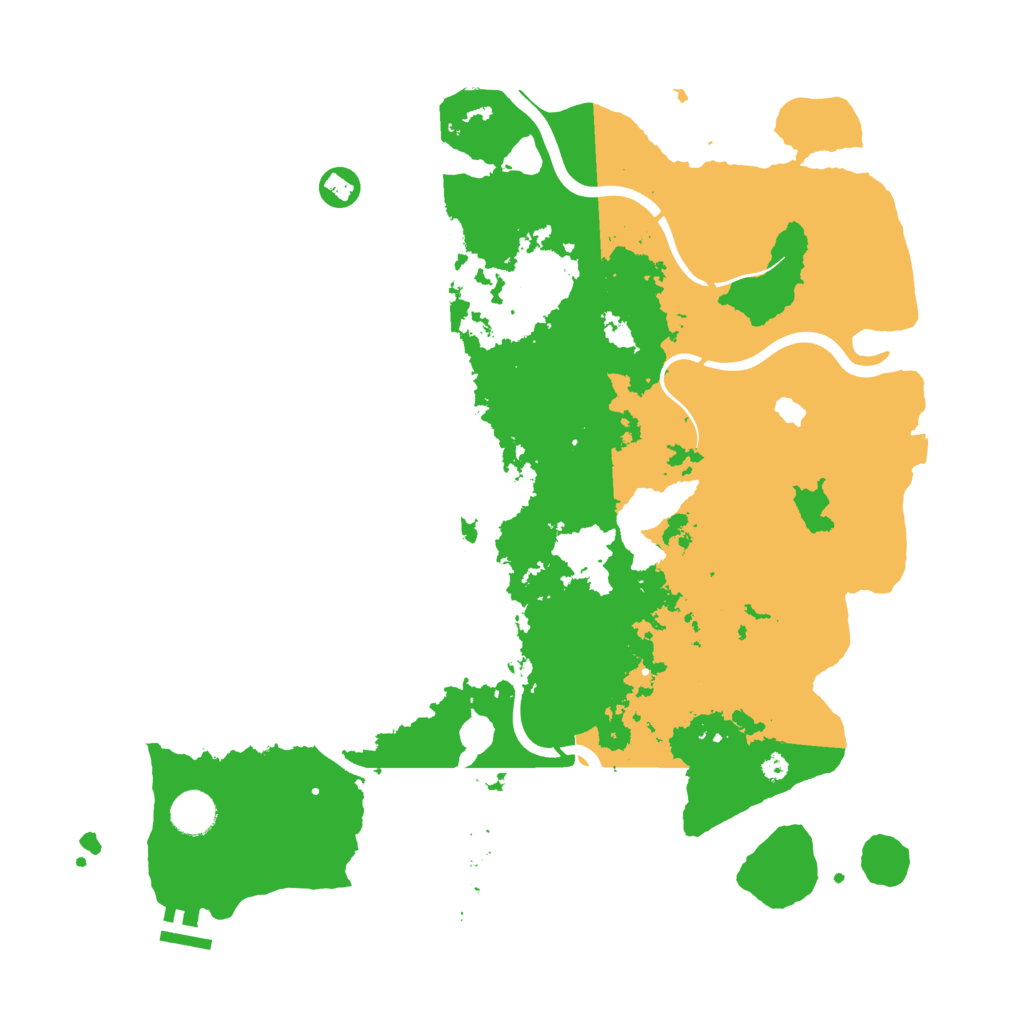 Biome Rust Map: Procedural Map, Size: 4000, Seed: 1942283761