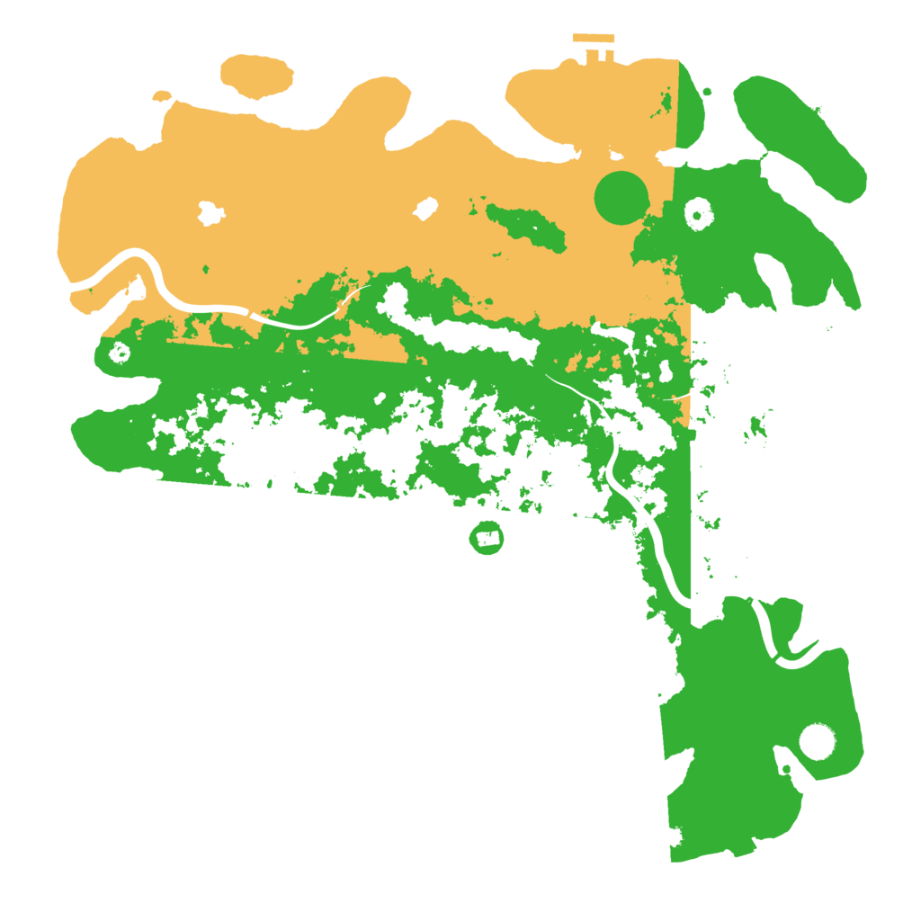 Biome Rust Map: Procedural Map, Size: 4500, Seed: 26705804