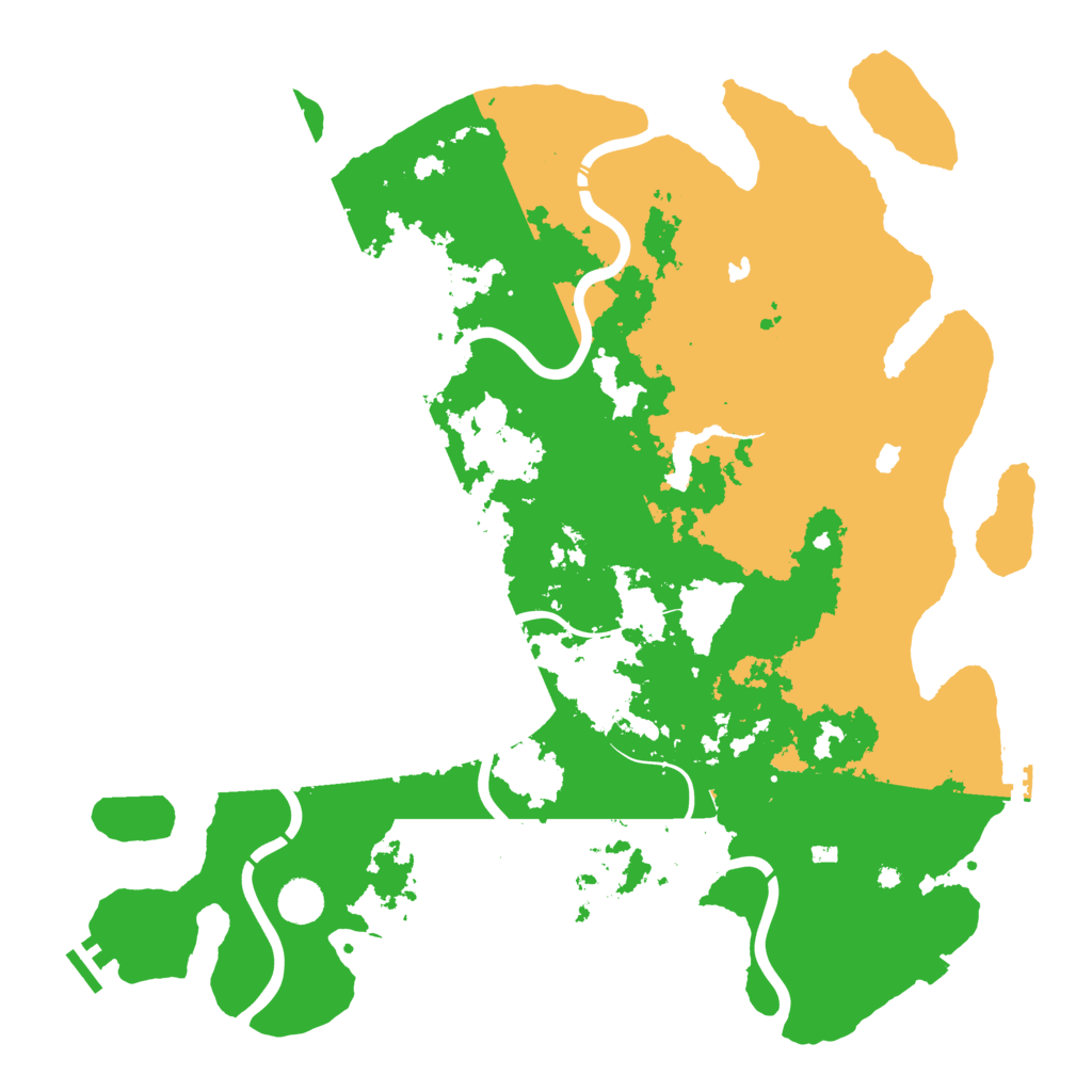 Biome Rust Map: Procedural Map, Size: 4500, Seed: 1898254368