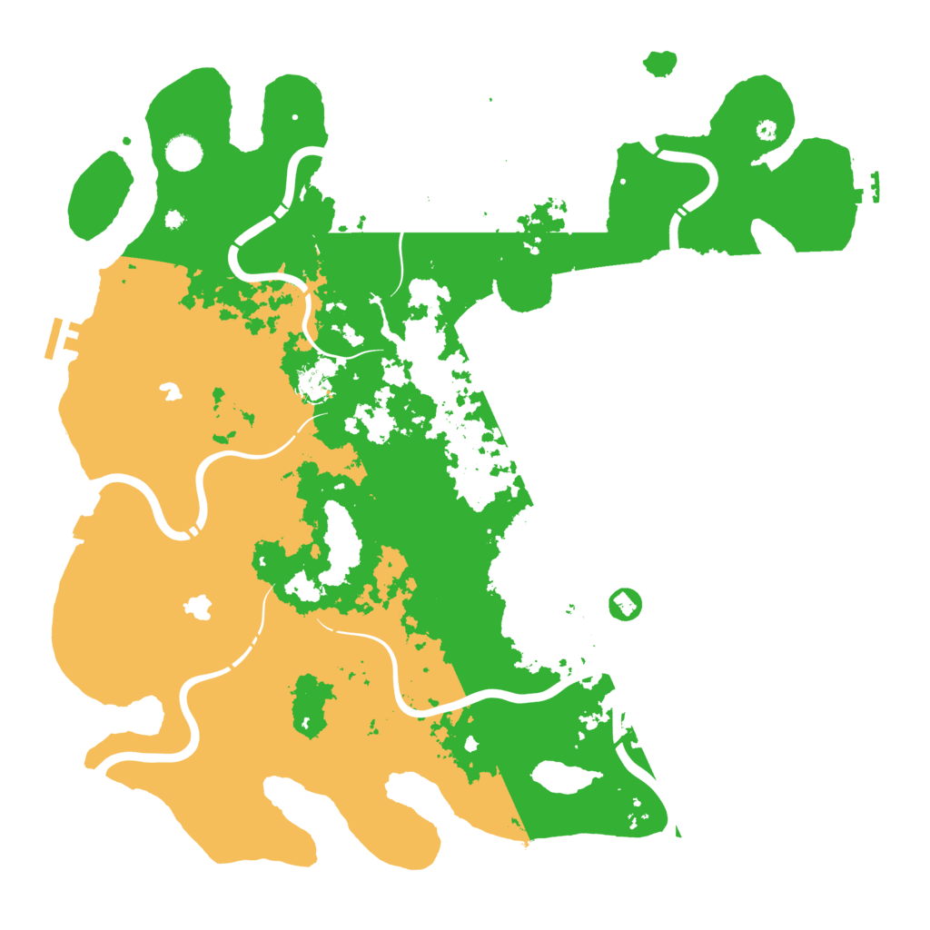 Biome Rust Map: Procedural Map, Size: 4500, Seed: 767294712