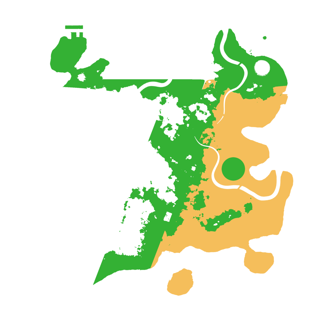 Biome Rust Map: Procedural Map, Size: 3600, Seed: 633