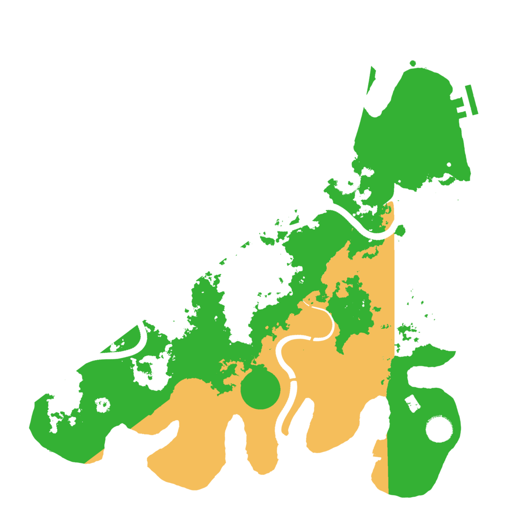Biome Rust Map: Procedural Map, Size: 3500, Seed: 1038306788