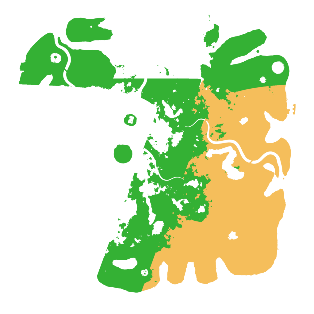 Biome Rust Map: Procedural Map, Size: 4500, Seed: 556262006