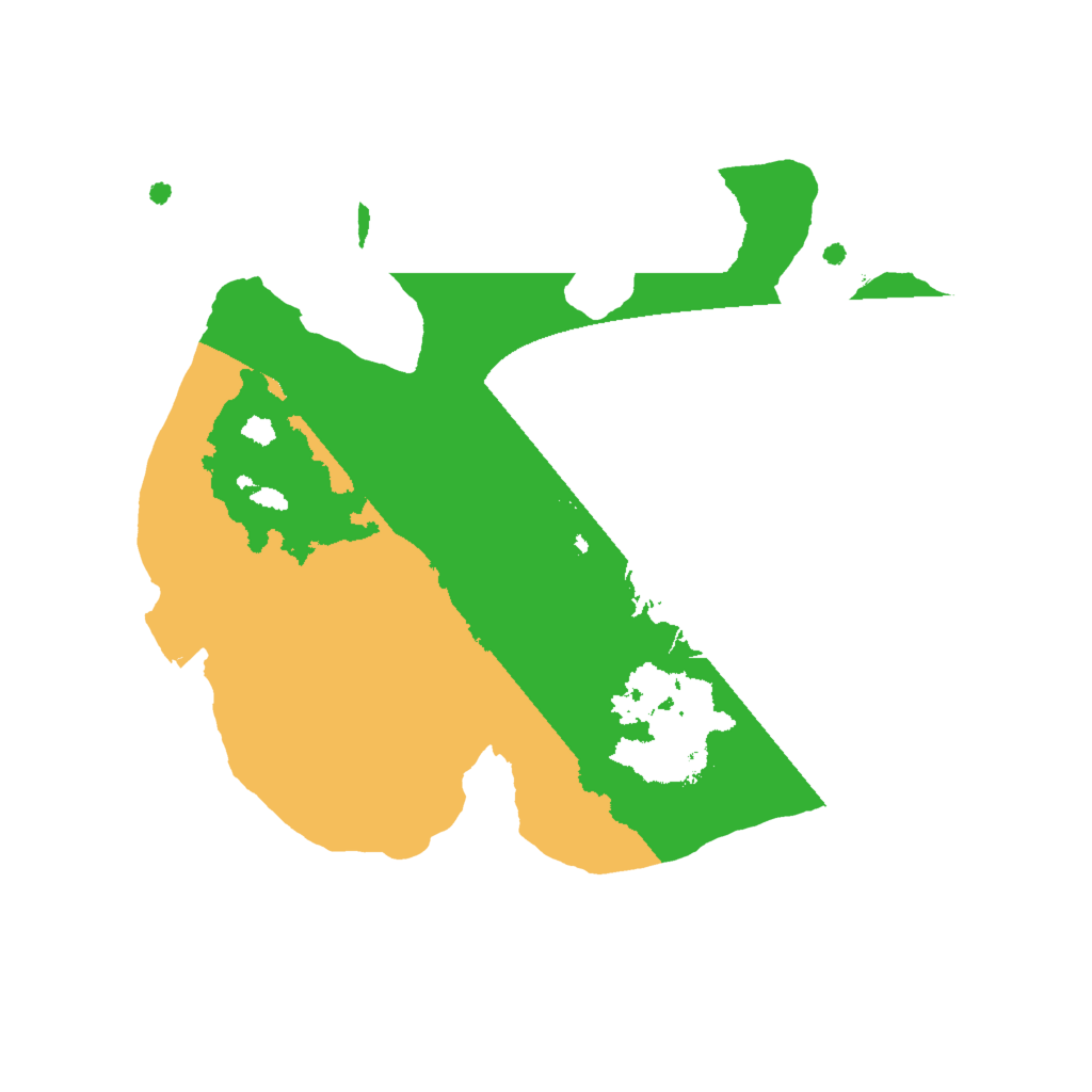 Biome Rust Map: Procedural Map, Size: 2000, Seed: 396537735