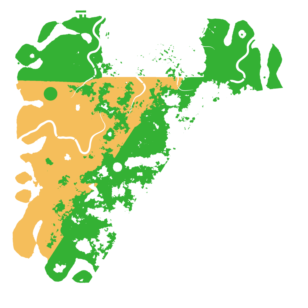 Biome Rust Map: Procedural Map, Size: 6000, Seed: 1340346333