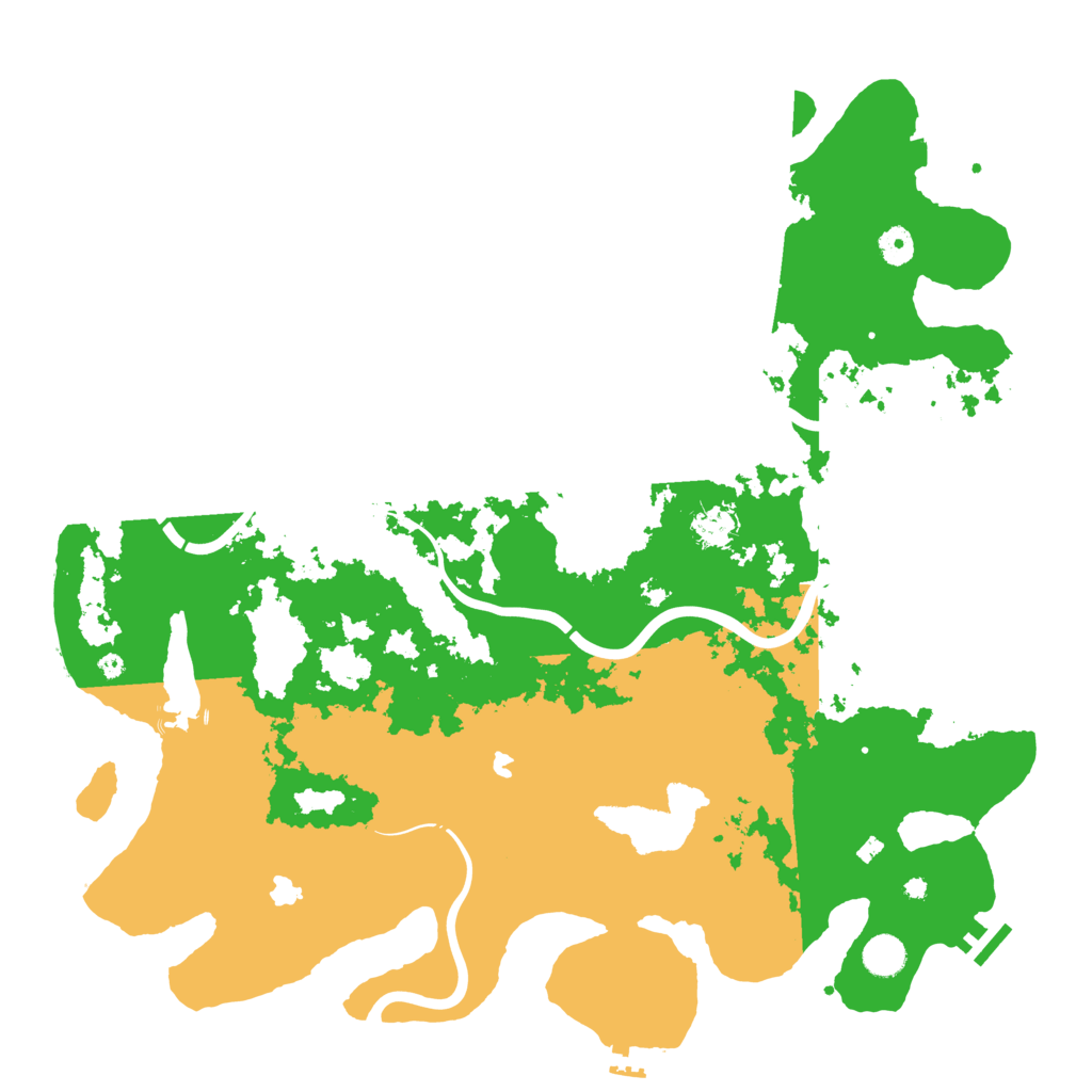 Biome Rust Map: Procedural Map, Size: 4500, Seed: 1204487869