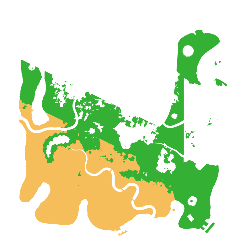 Biome Rust Map: Procedural Map, Size: 3900, Seed: 22102023