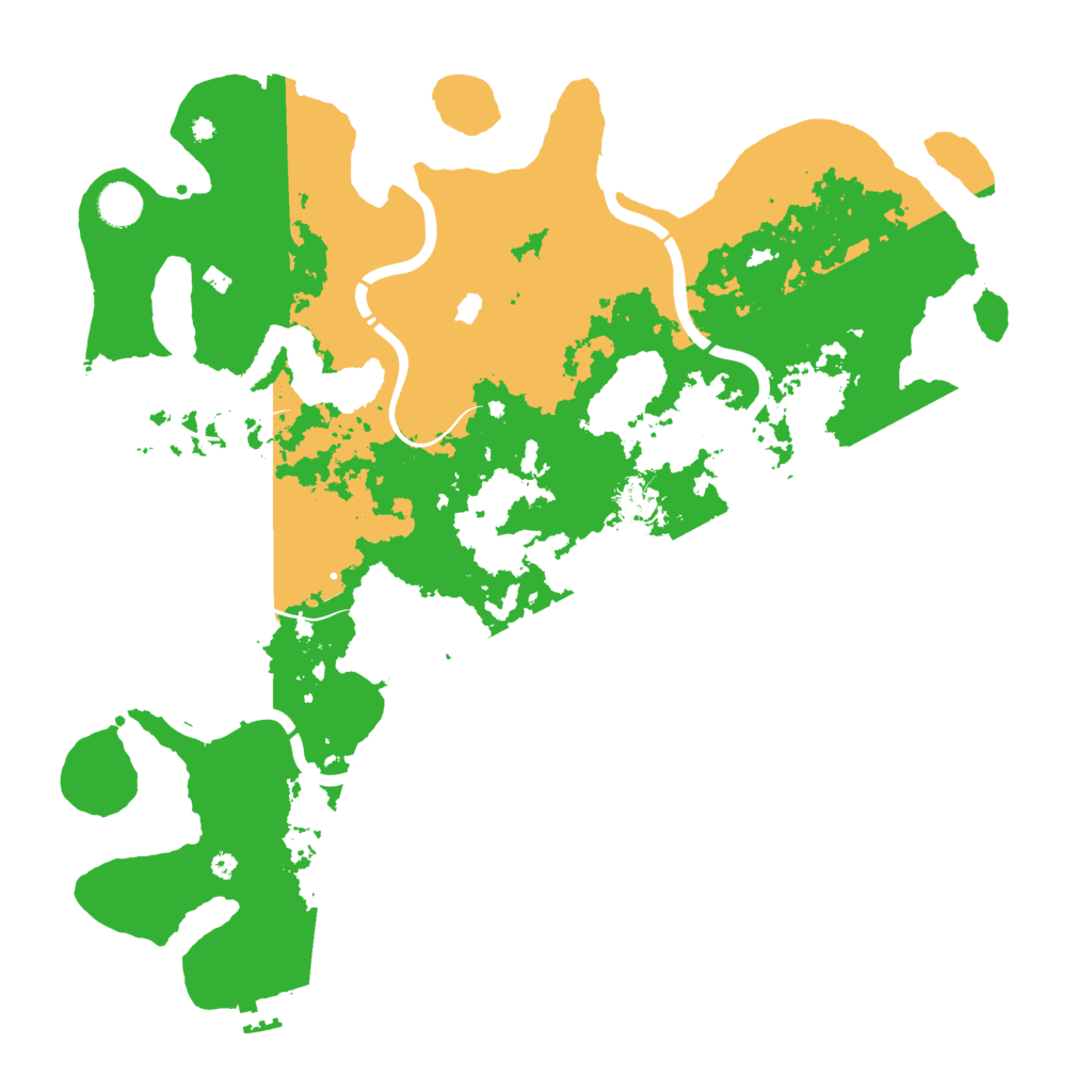 Biome Rust Map: Procedural Map, Size: 4300, Seed: 82516