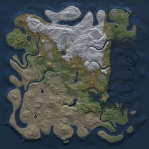 Thumbnail Rust Map: Procedural Map, Size: 4700, Seed: 1482211429, 17 Monuments