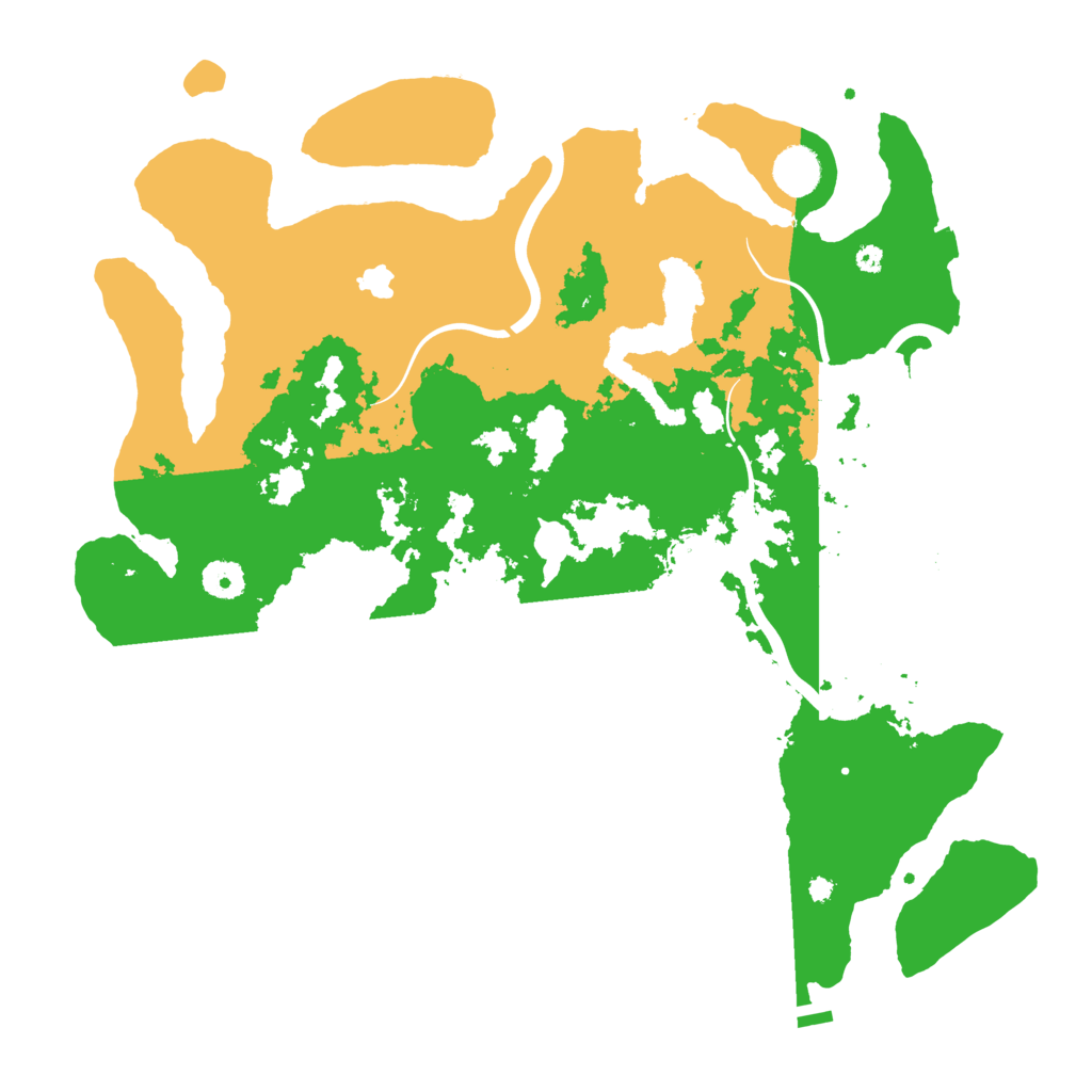 Biome Rust Map: Procedural Map, Size: 4000, Seed: 186285258