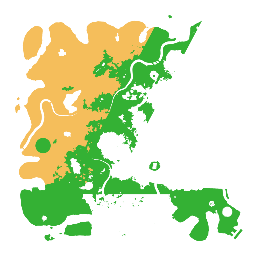 Biome Rust Map: Procedural Map, Size: 4500, Seed: 64651465