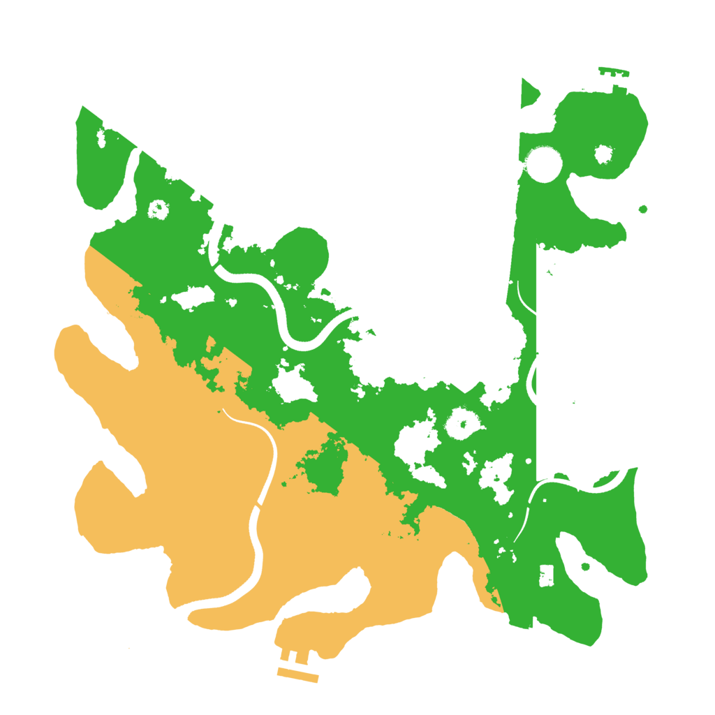 Biome Rust Map: Procedural Map, Size: 3500, Seed: 1447694133