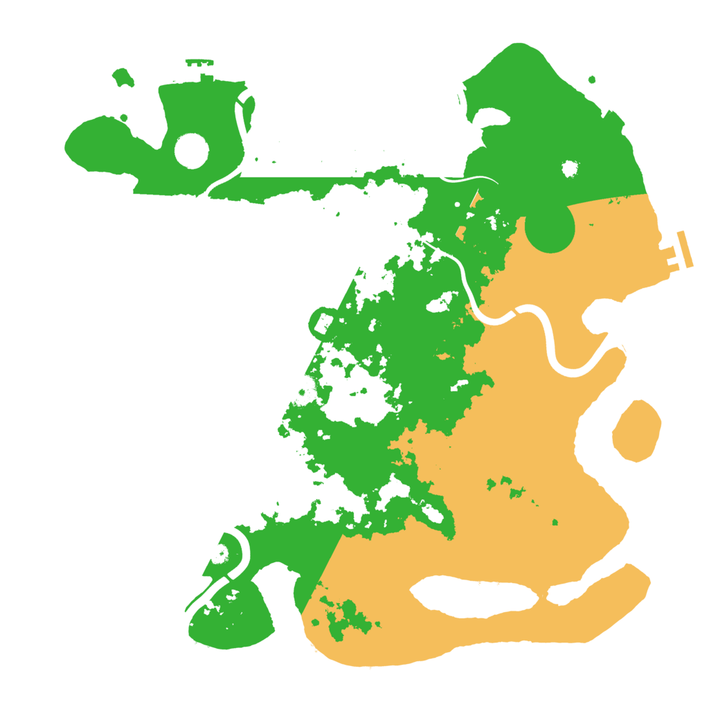 Biome Rust Map: Procedural Map, Size: 3850, Seed: 641243