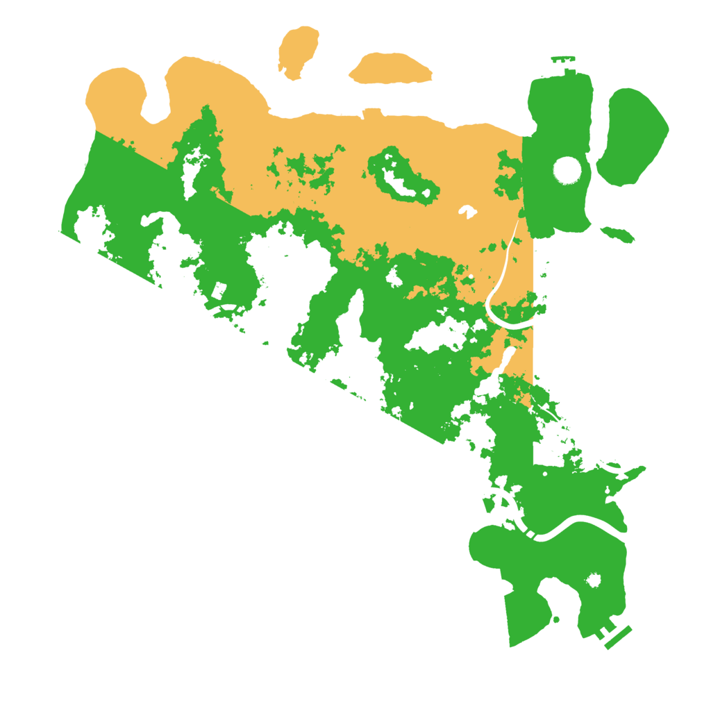 Biome Rust Map: Procedural Map, Size: 4500, Seed: 1844830484