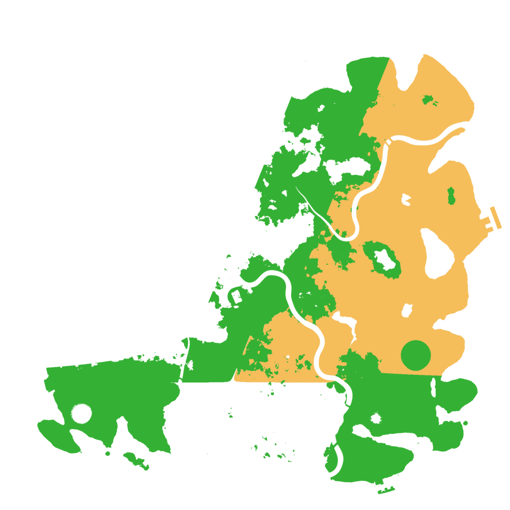 Biome Rust Map: Procedural Map, Size: 4500, Seed: 1197318606