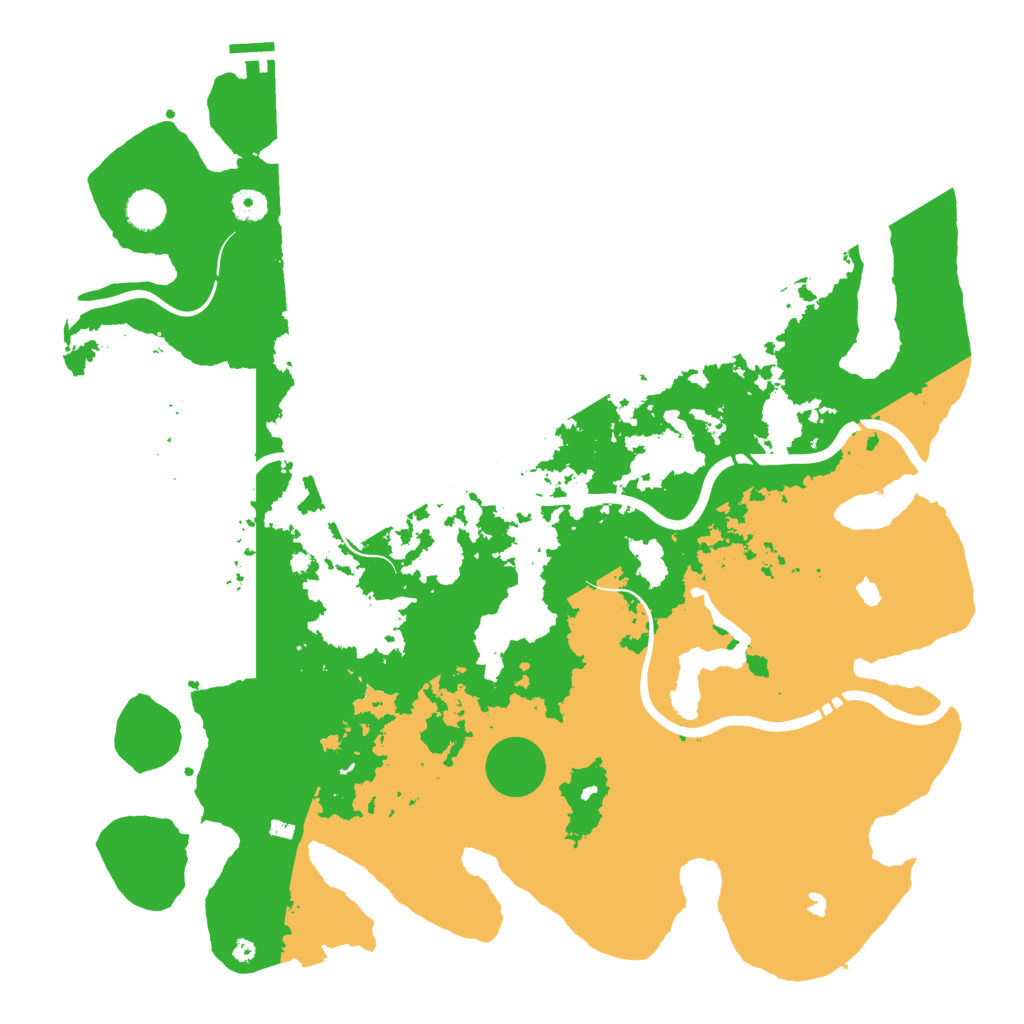 Biome Rust Map: Procedural Map, Size: 4500, Seed: 223186416