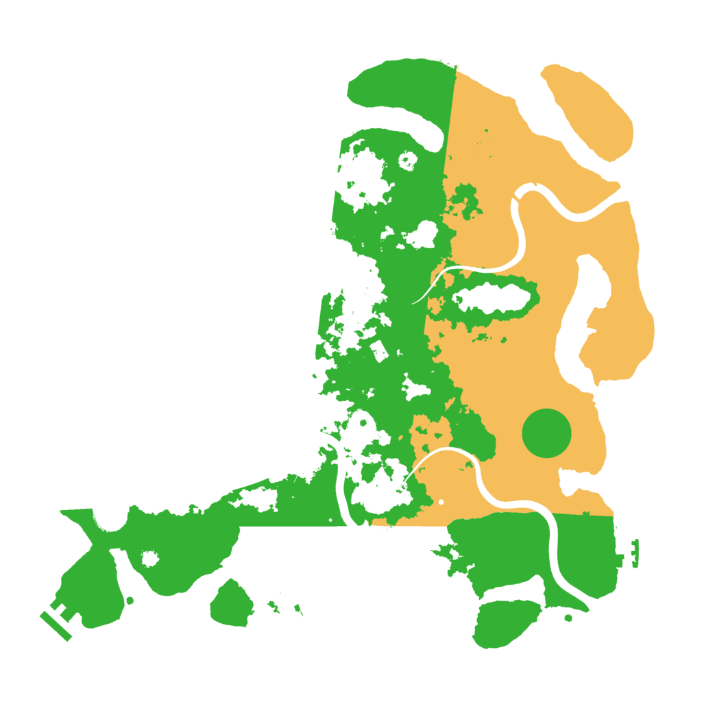 Biome Rust Map: Procedural Map, Size: 3750, Seed: 360940542