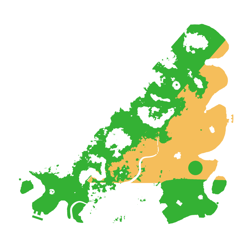 Biome Rust Map: Procedural Map, Size: 4500, Seed: 2031985913