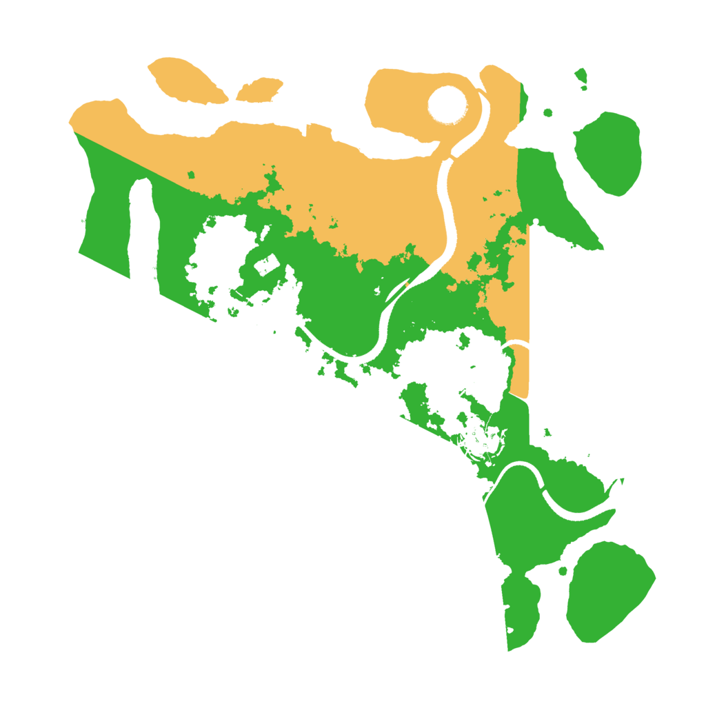 Biome Rust Map: Procedural Map, Size: 3250, Seed: 2142187831