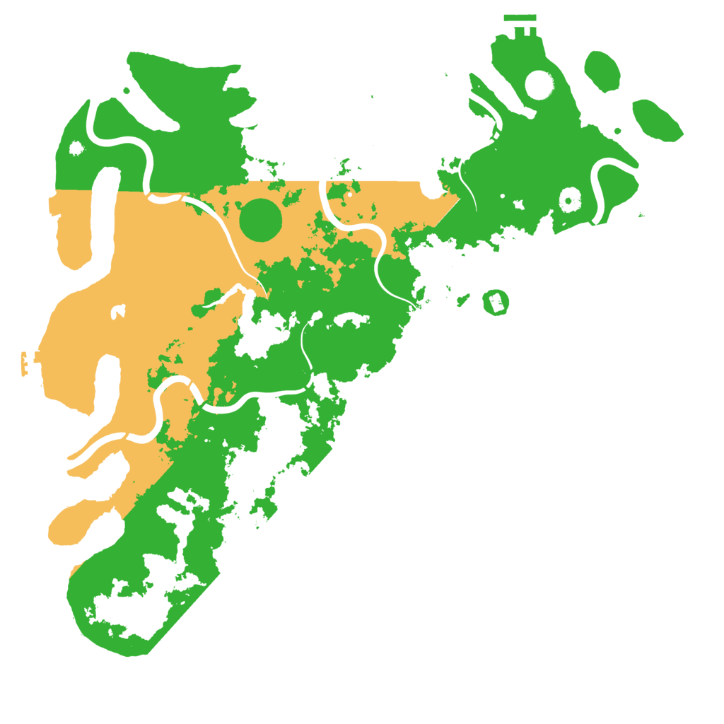 Biome Rust Map: Procedural Map, Size: 4500, Seed: 856402036