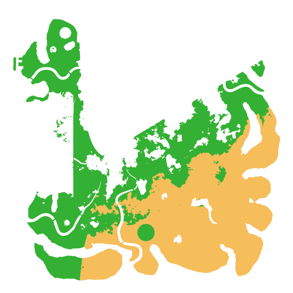 Biome Rust Map: Procedural Map, Size: 4500, Seed: 469231767