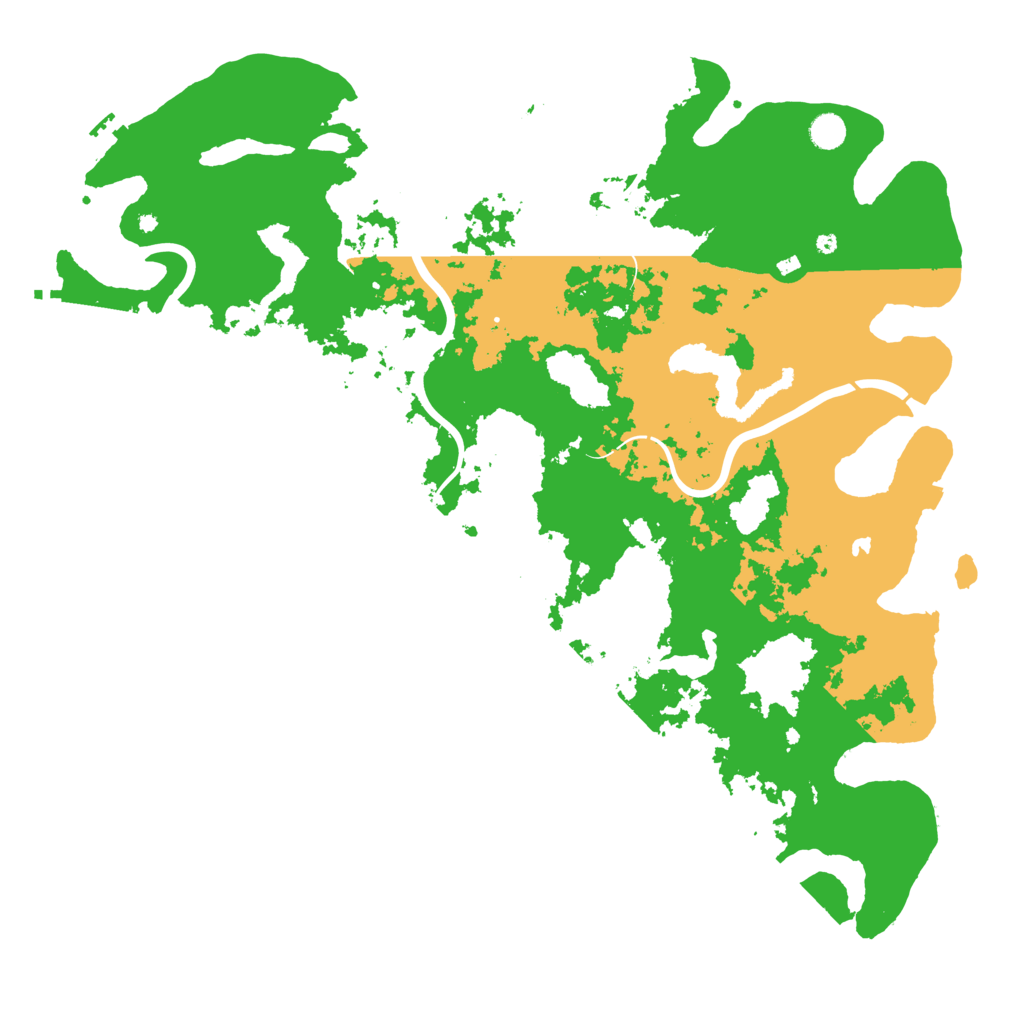 Biome Rust Map: Procedural Map, Size: 5000, Seed: 487131202