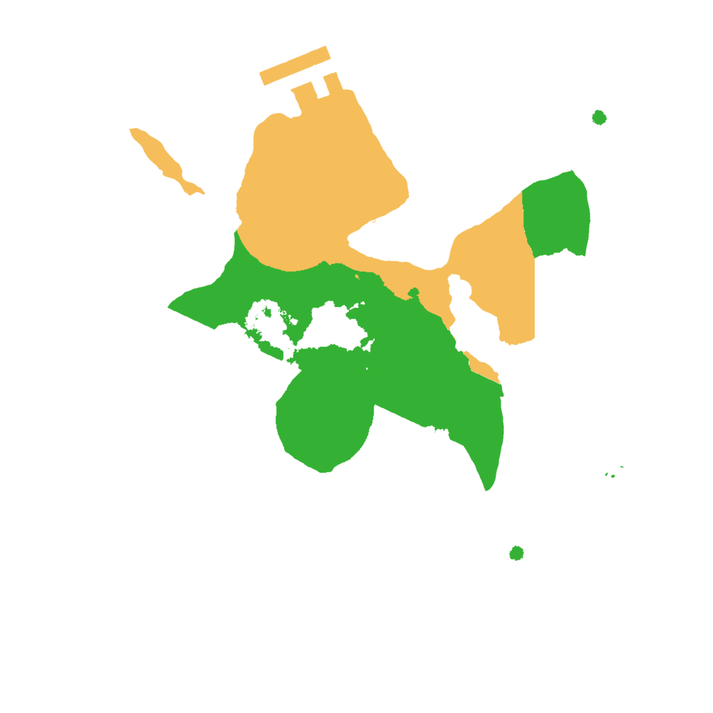 Biome Rust Map: Procedural Map, Size: 2000, Seed: 26718698