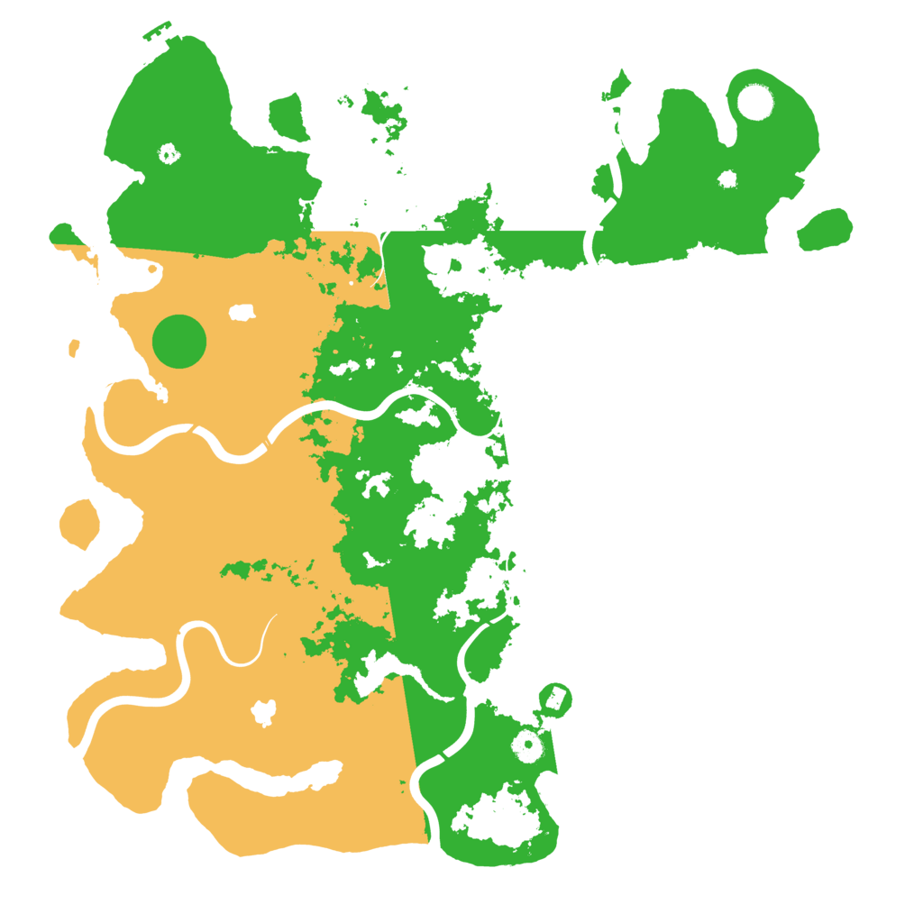 Biome Rust Map: Procedural Map, Size: 4500, Seed: 606946538