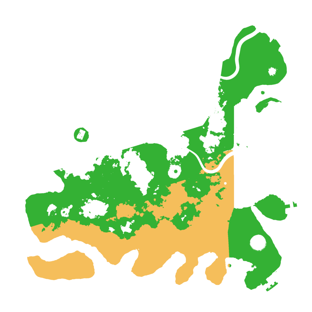 Biome Rust Map: Procedural Map, Size: 3500, Seed: 73152156