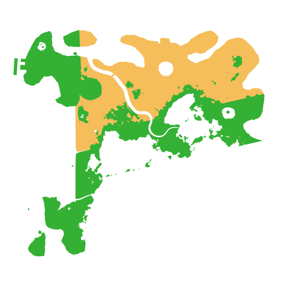 Biome Rust Map: Procedural Map, Size: 3650, Seed: 60167349