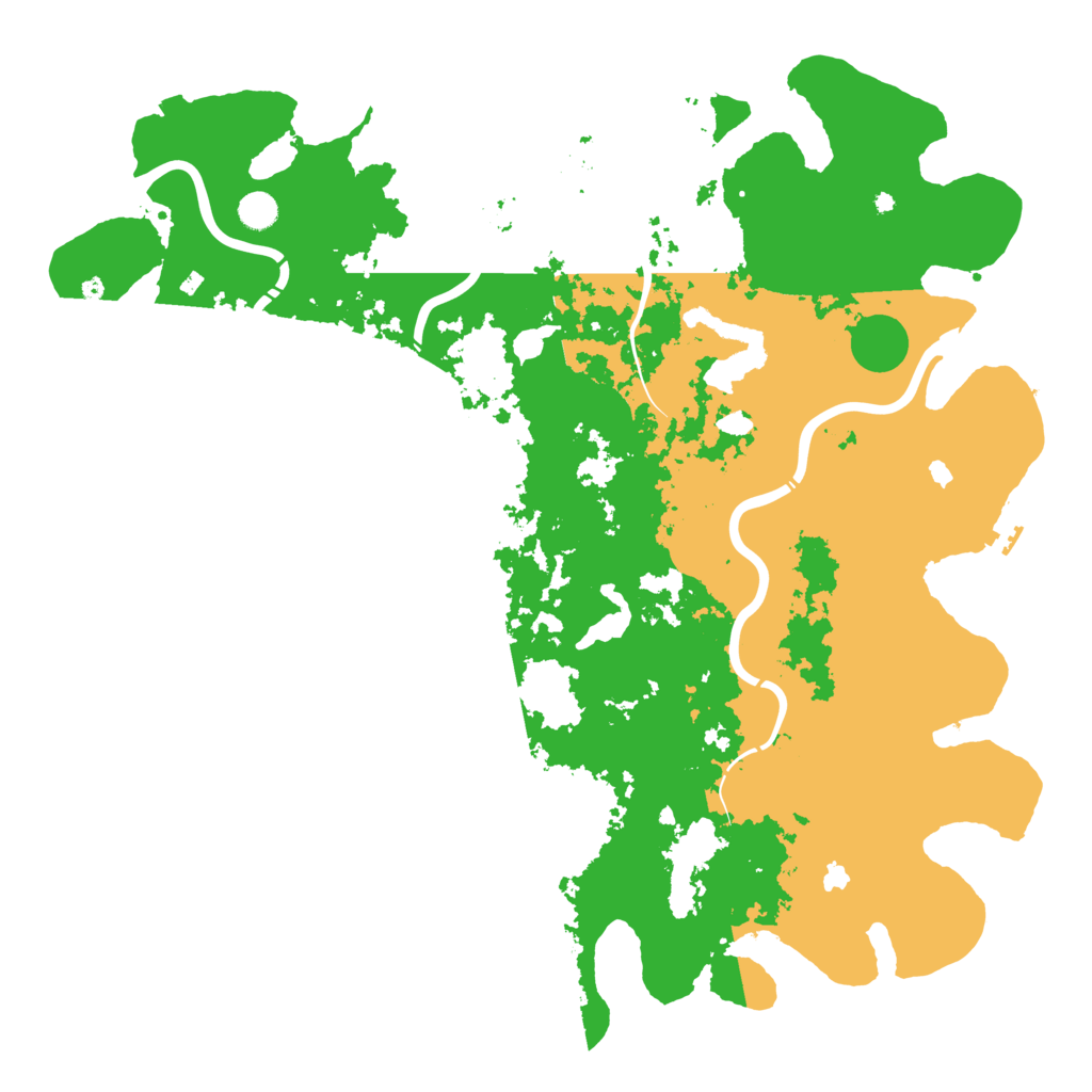Biome Rust Map: Procedural Map, Size: 5000, Seed: 280268680