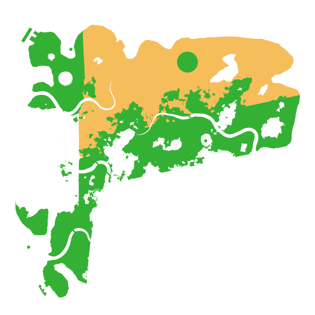 Biome Rust Map: Procedural Map, Size: 4000, Seed: 2011755077