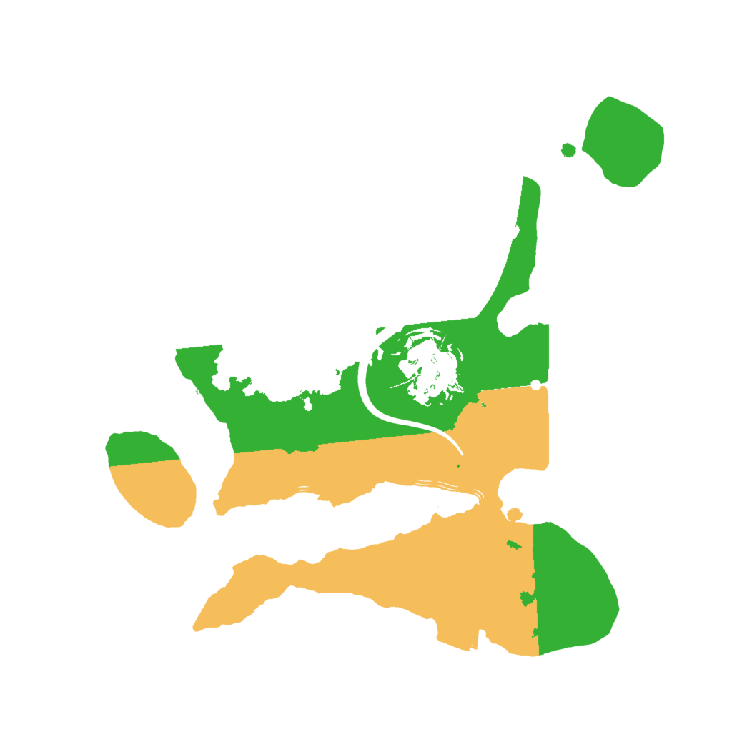 Biome Rust Map: Procedural Map, Size: 2047, Seed: 22